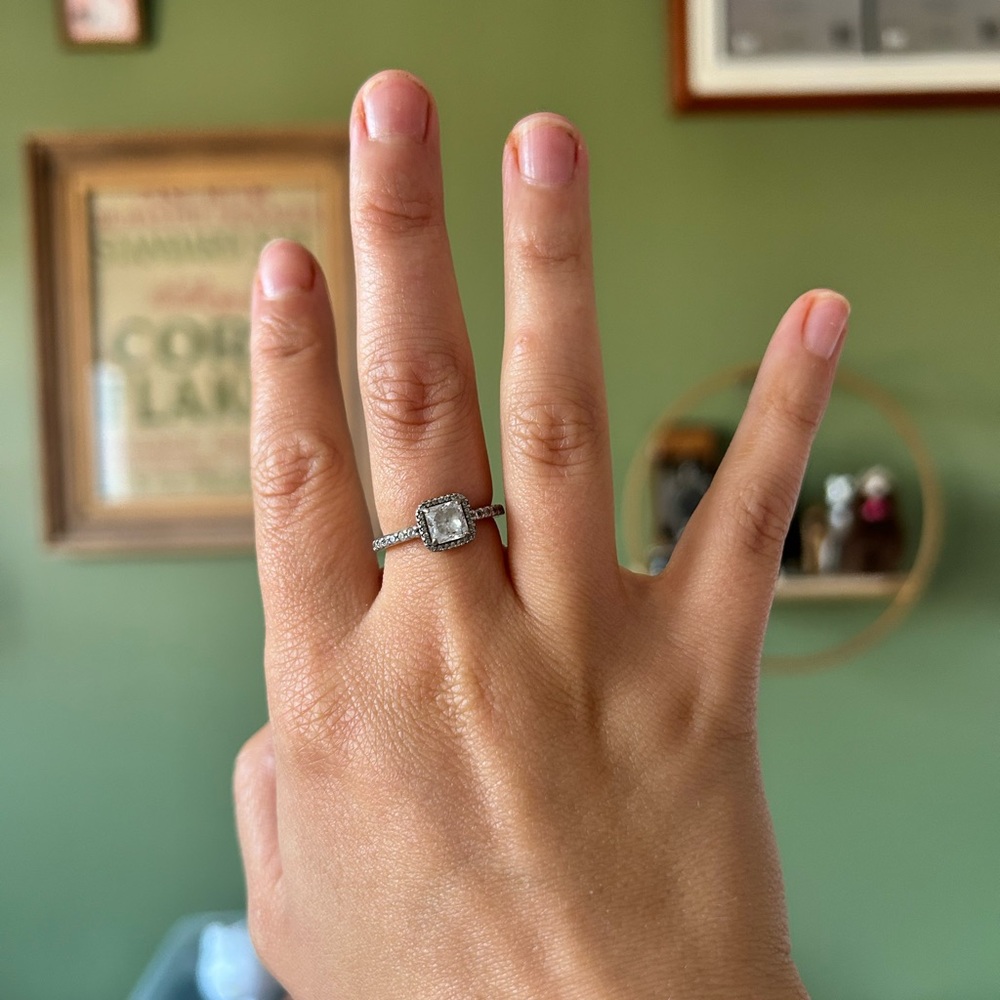 Pandora Silver Sparkle Ring